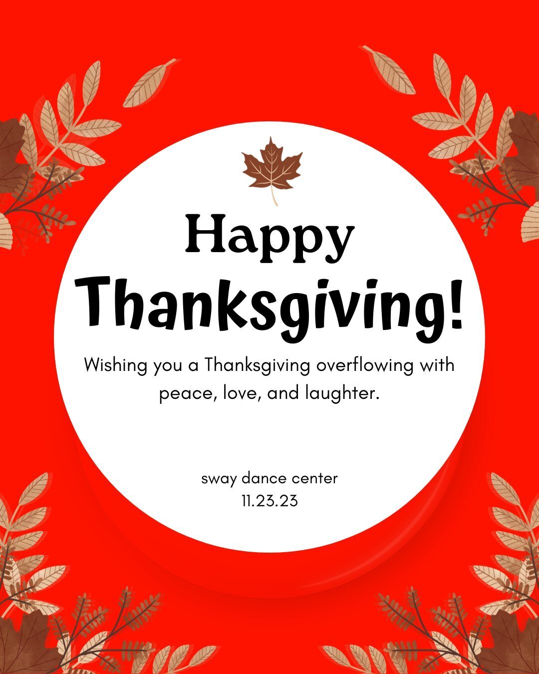 Happy Thanksgiving! 🍁🦃